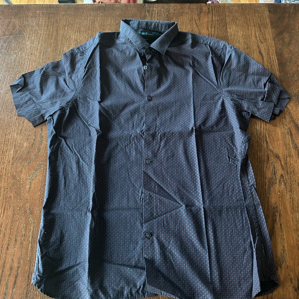 Men’s button down shirt Perry Ellis size large